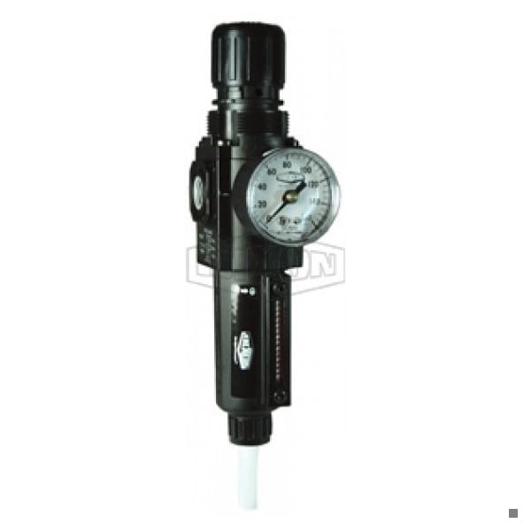 Norgren by  Excelon Modular Relieving Sub-Compact Filter/Regulator with GC620 Gauge and Semi-Automat